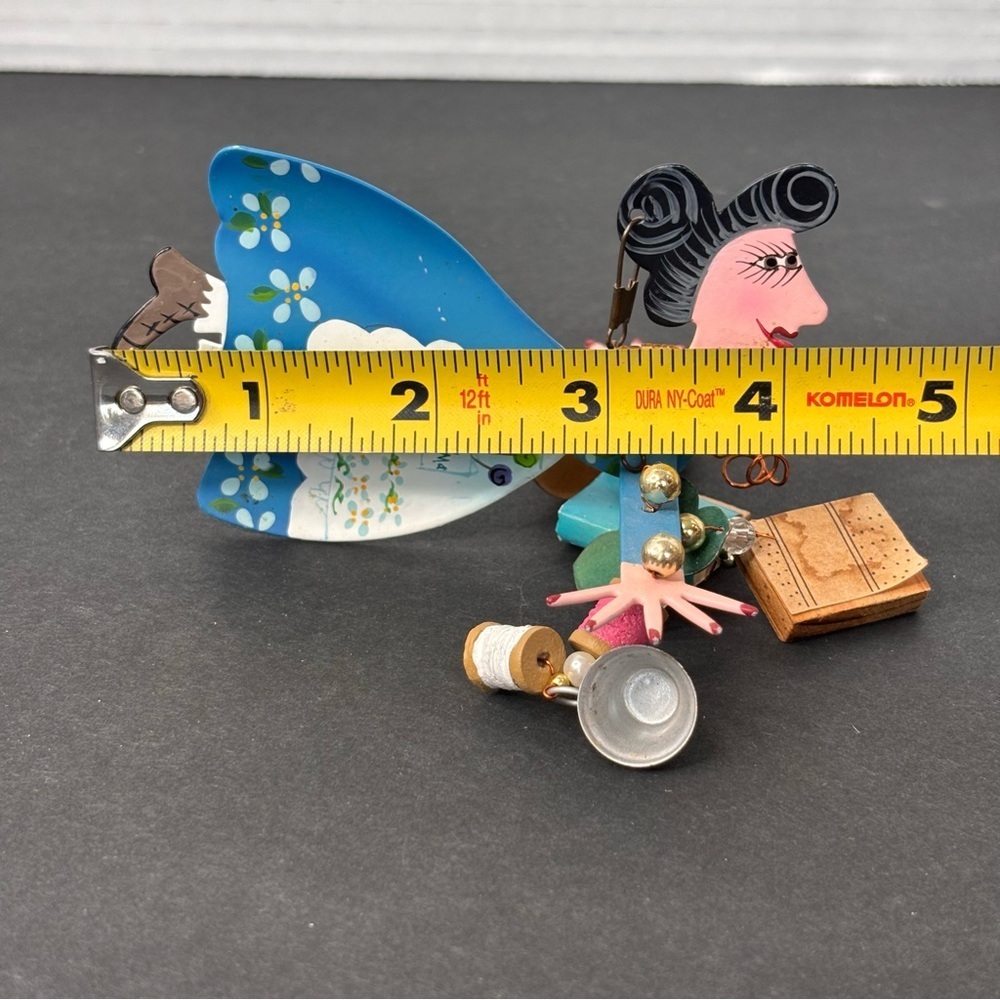 Silvestri Fanciful Flights Karen Rossi 3D GRANDMA Ornament Metal Charms Hanging - Picture 4 of 9